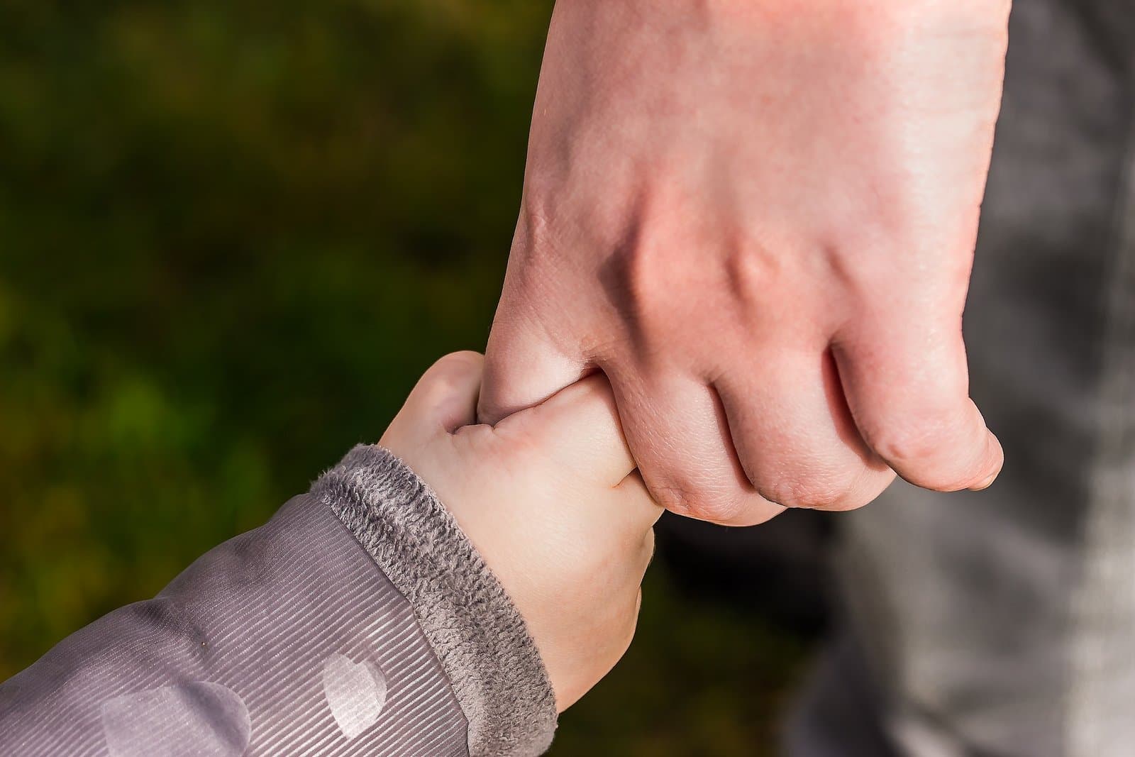 An adoptive family sharing a quiet moment together